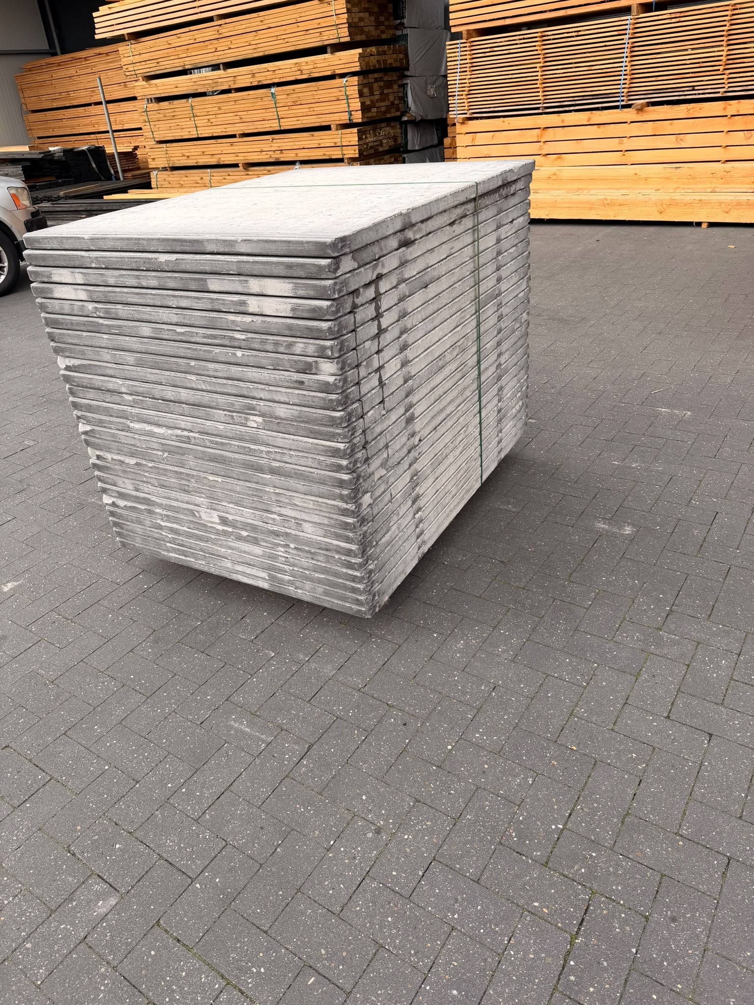 EcoGrip kunststof steenschotten 140 × 105 × 5 cm – Staalvrij – A-keuze